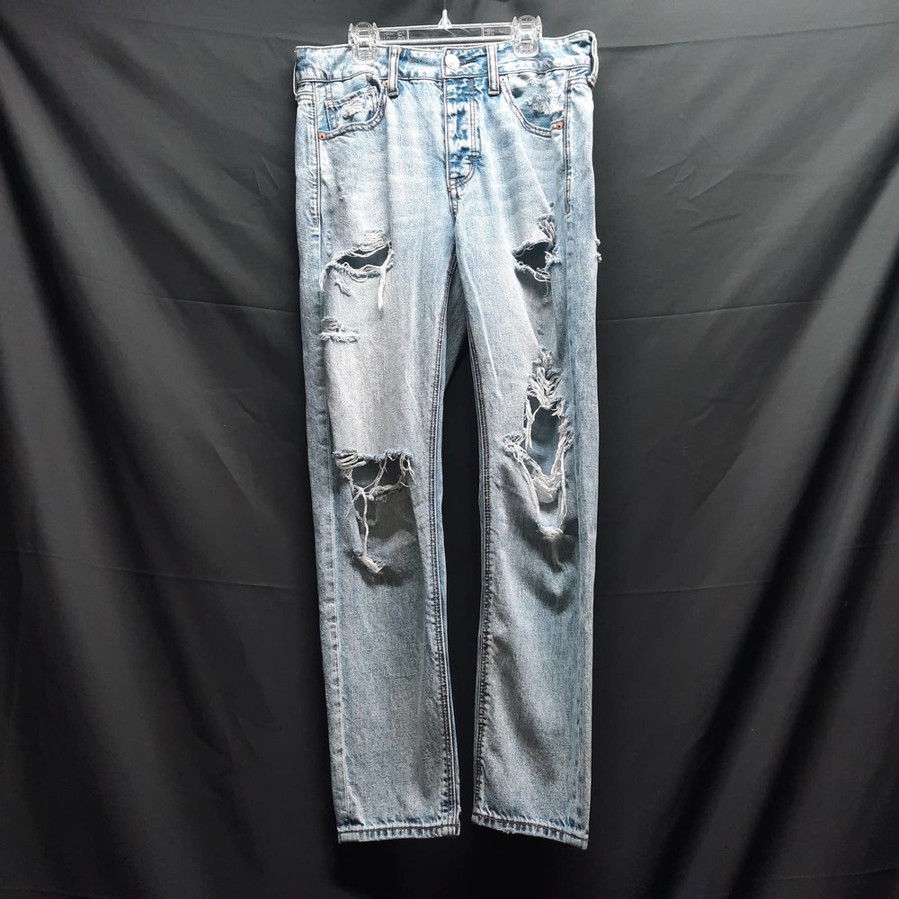 American Eagle Tom Girl Distressed Jeans Size 6